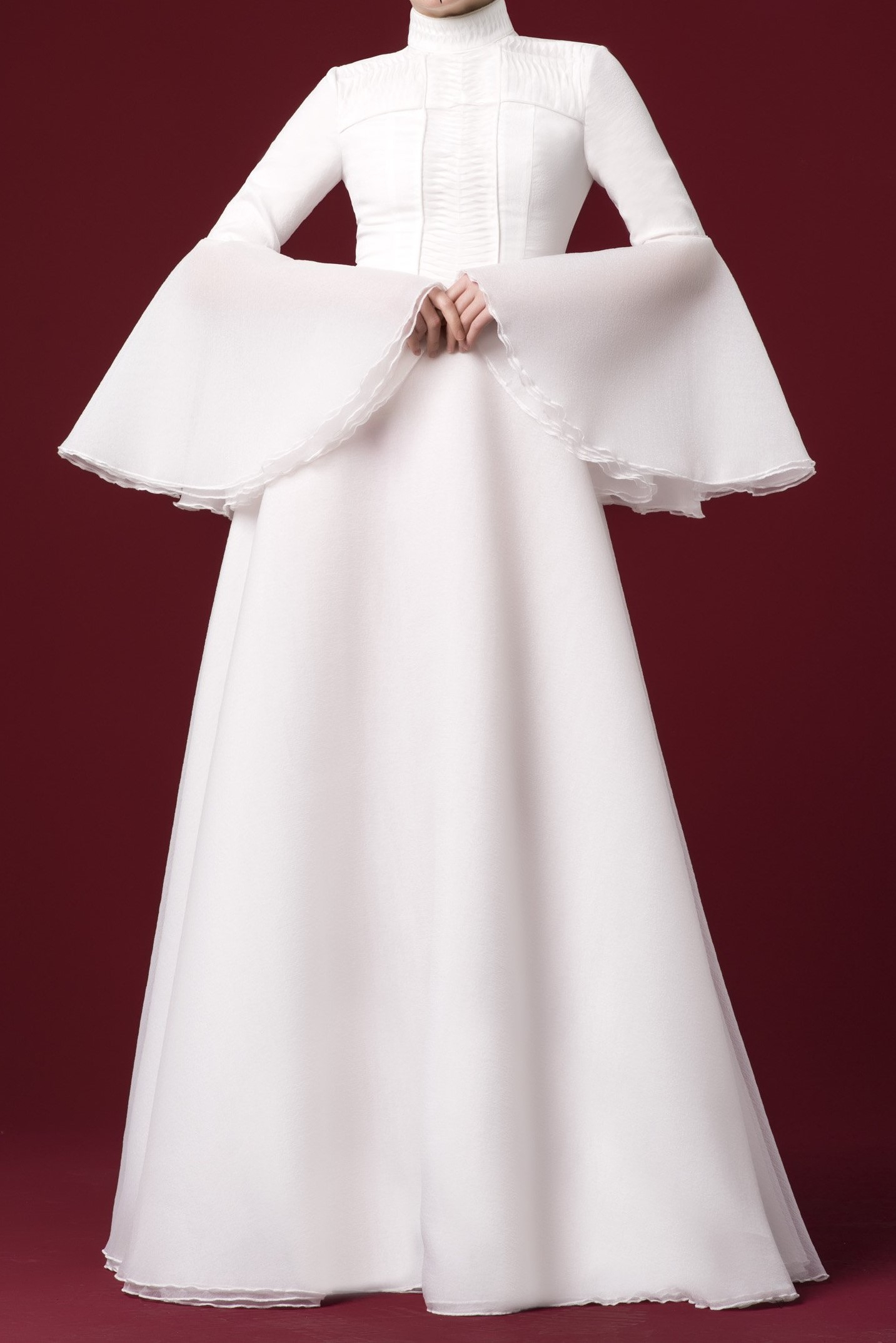 Sophisticated Winter White Mother/Sister Of The Bride Gown For Sale