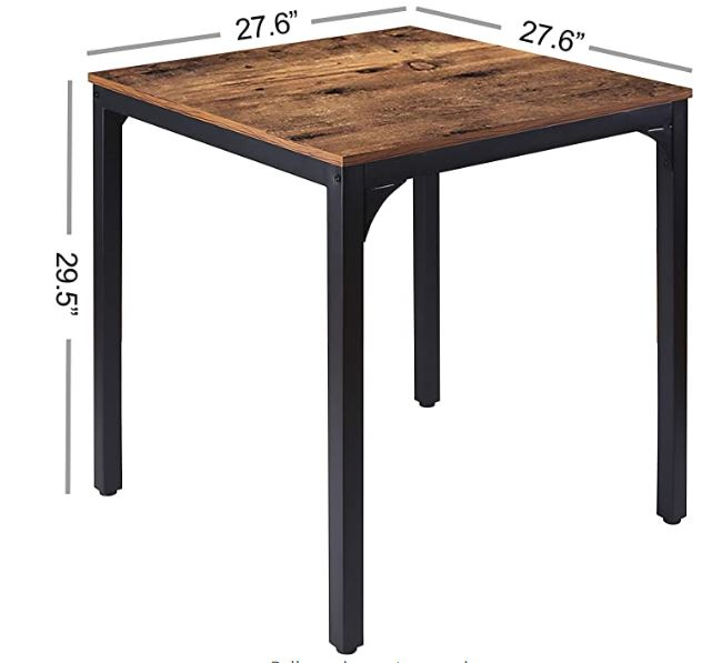 Rustic Wooden Table for Small Spaces
